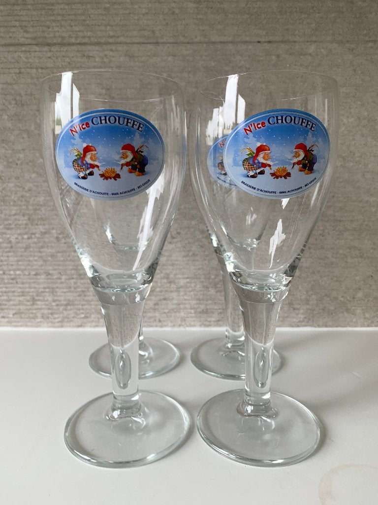 Chouffe glazen N'ice Chouffe glas glazen, Ophalen, Nieuw, Glas of Glazen, Duvel