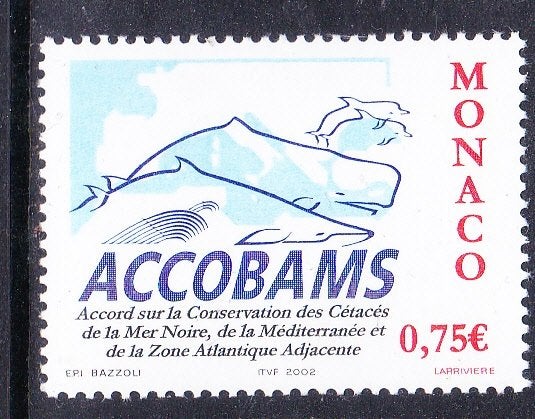 Monaco 2002 pf mi 2594 nominaal, Verzenden, Monaco, Postfris