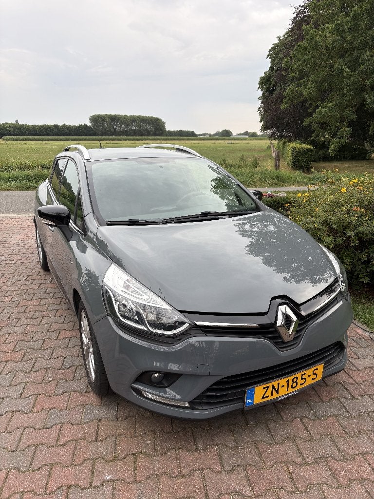 Renault Clio TCe 90 Limited 2019 Grijs, Auto's, Renault, Voorwielaandrijving, Stof, 1098 kg, 49 €/maand