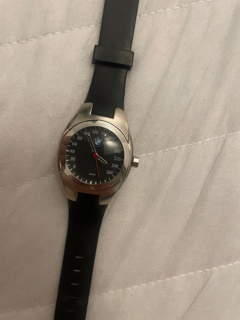 BMW Polshorloge - Zo goed als nieuw, Sieraden, Tassen en Uiterlijk, Staal, Polshorloge, Kunststof, Zo goed als nieuw