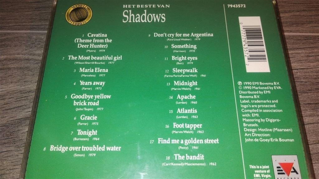 Shadows - Het Beste Van Shadows, Ophalen of Verzenden, Zo goed als nieuw