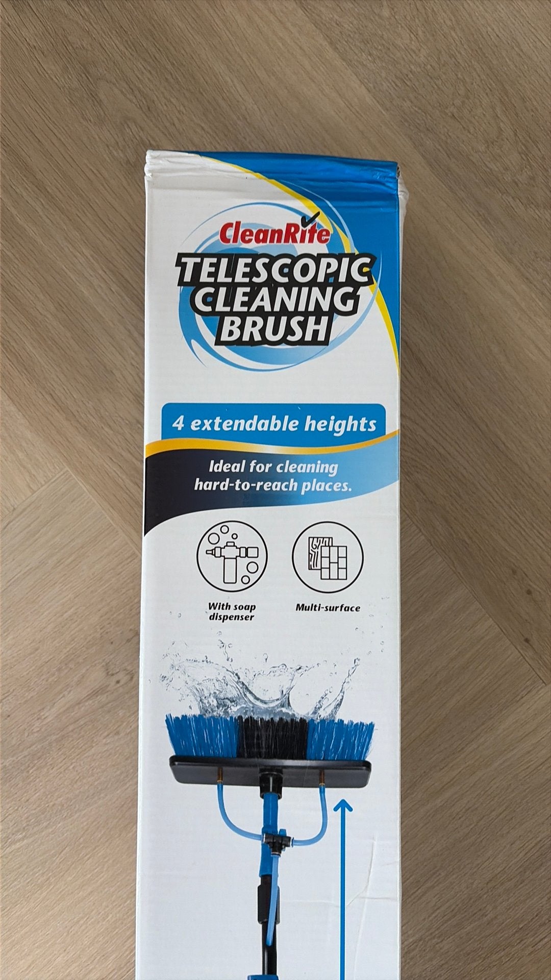 NIEUW/SEALED Telescoop glazenwasser (tot 4.7m uitschuifbaar), Ophalen