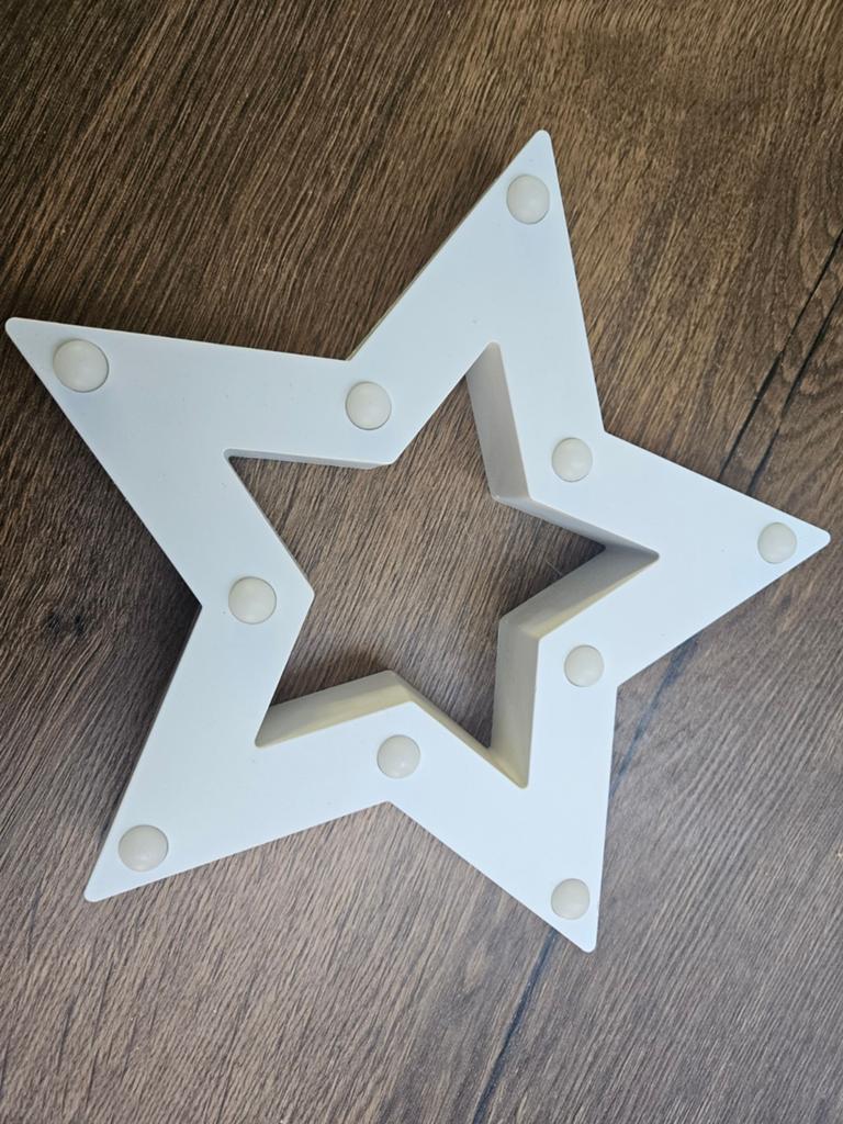LED Ster Lamp - Wit, Ophalen of Verzenden, Gebruikt
