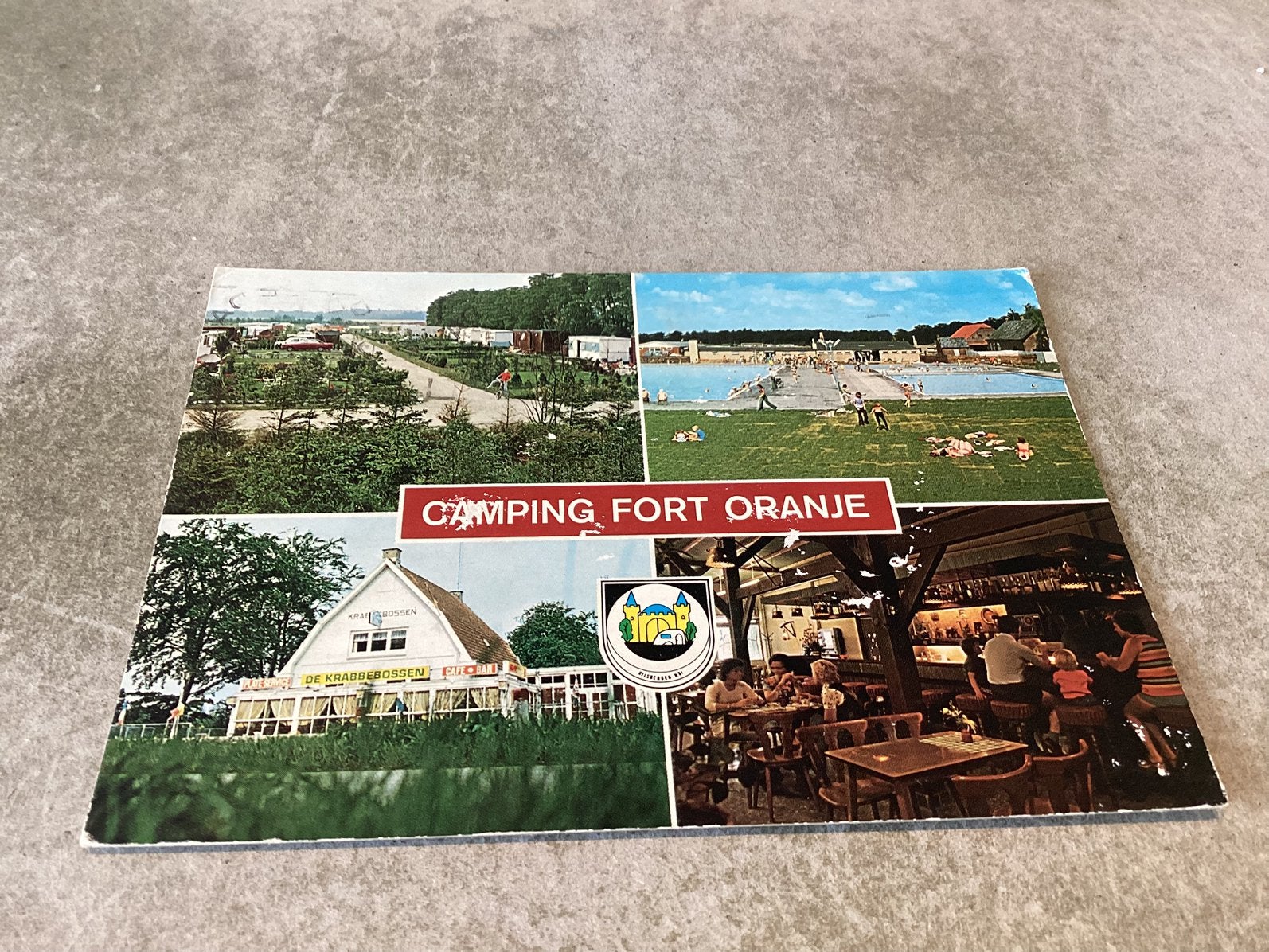 Rijsbergen.  Recreatieoord Camping  Fort Oranje   1978, Verzamelen, Ophalen of Verzenden, 1960 tot 1980