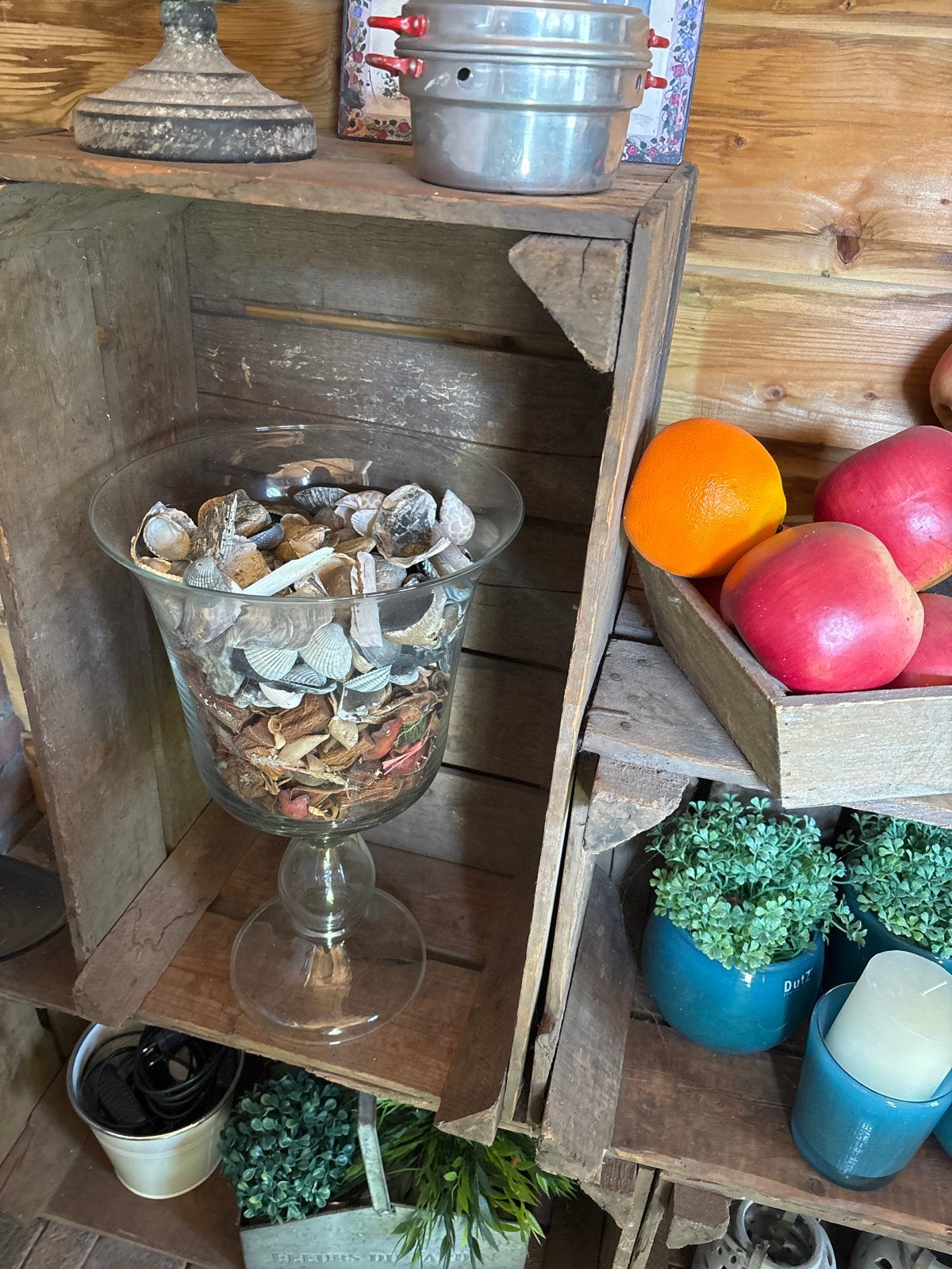 Glazen vaas op voet - Decoratieve schaal, Ophalen