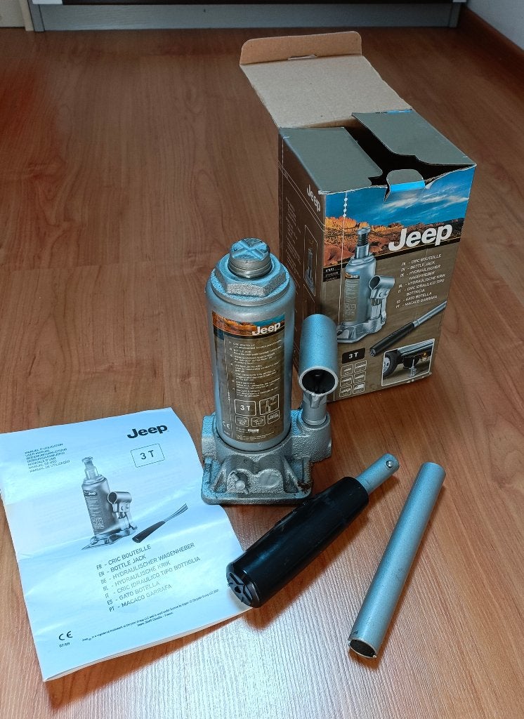 Jeep hydraulische krik 3 ton, Ophalen, Zo goed als nieuw, Hydraulisch, Potkrik