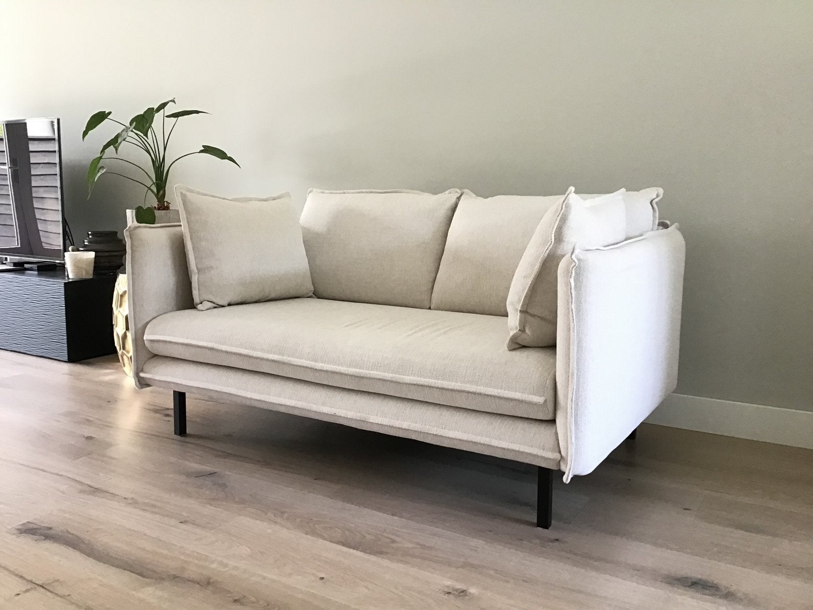 2-zitsbank Gayle (beige), Ophalen, 75 tot 100 cm