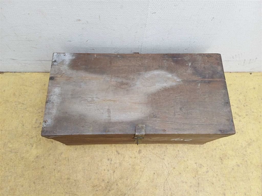 Houten kist 39824, Ophalen of Verzenden, Gebruikt, 50 tot 100 cm, Minder dan 50 cm