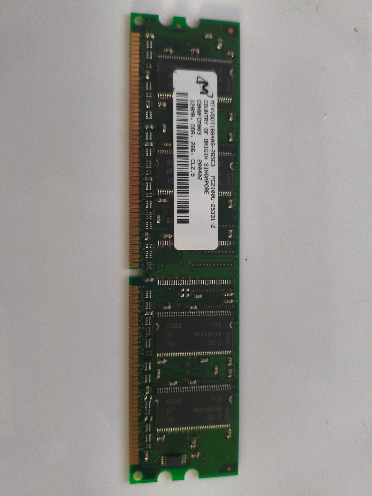 DDR RAM Geheugenmodule - 128MB PC100-222-620, Computers en Software, Ophalen of Verzenden