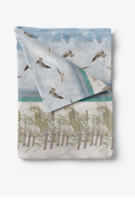 Zo Home plaid fleece deken Duinen 140x200 cm, Fleecedeken, 200 cm, Ophalen of Verzenden, Wasbaar