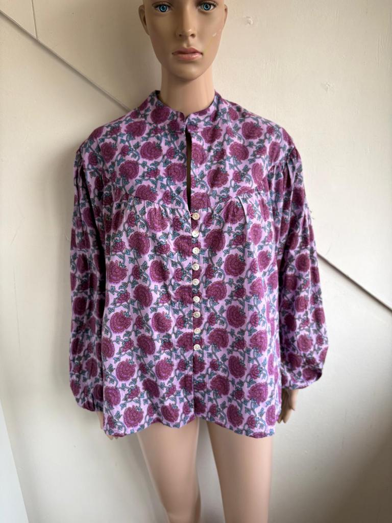 Holi Moli blouse ** NIEUW top maat universeel paars roze, Ophalen of Verzenden, Zo goed als nieuw, Maat 42/44 (L), Paars