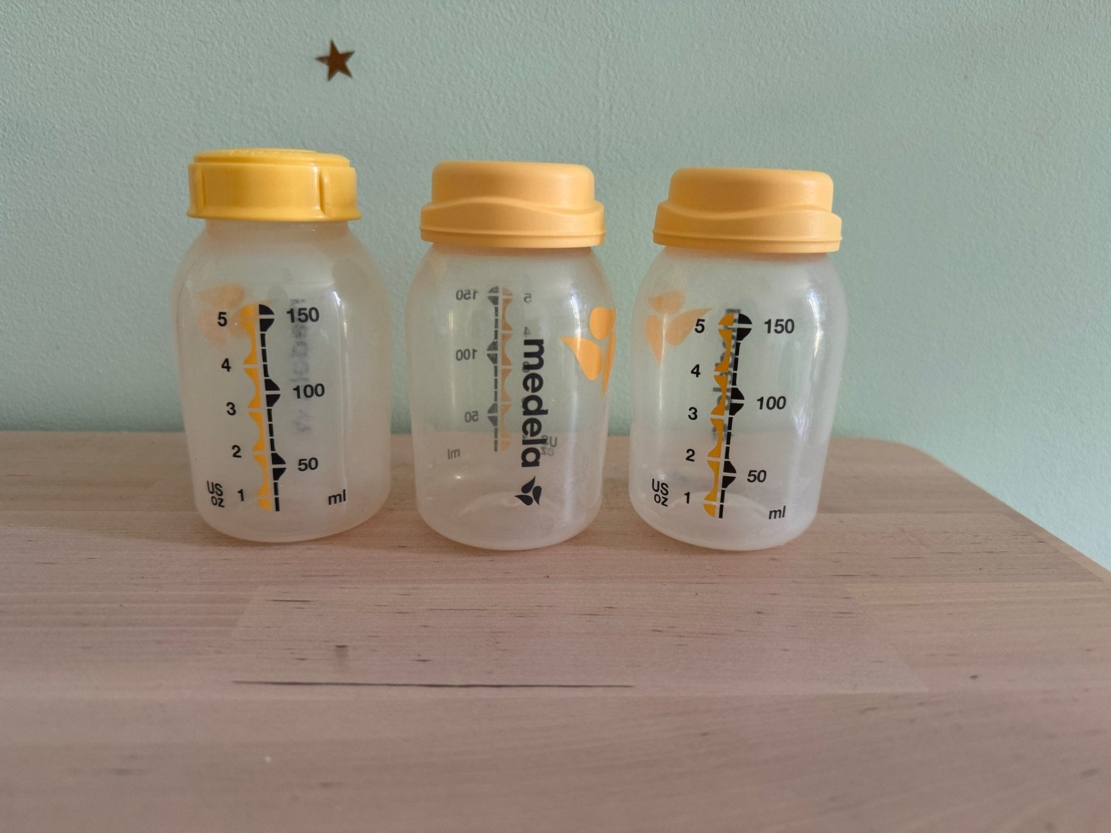 Medela moedermelkflesjes - 3 stuks, Ophalen, Gebruikt, Overige typen