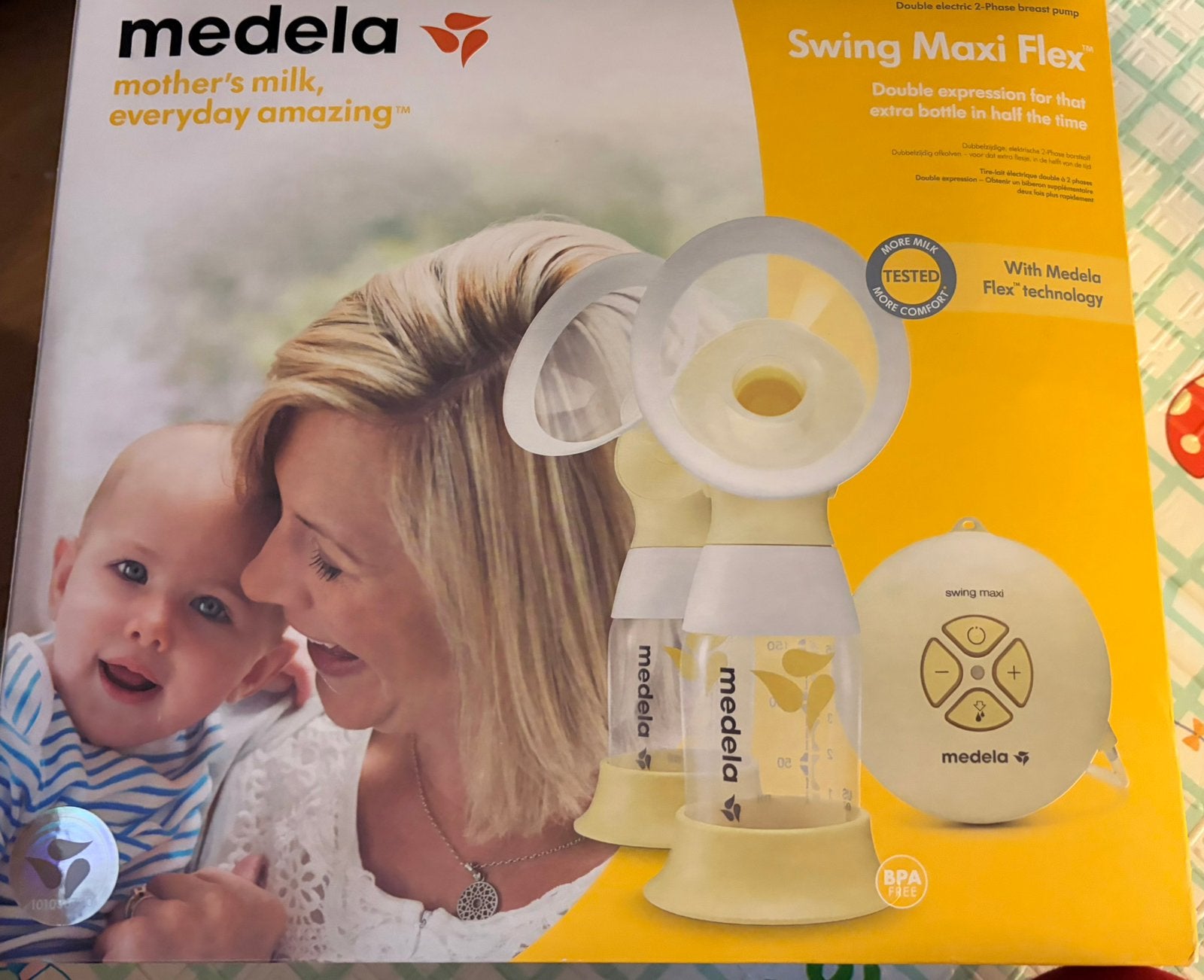 Medela Swing Maxi Flex dubbele elektrische borstkolf, Medela, Borstkolf, Zo goed als nieuw, Ophalen