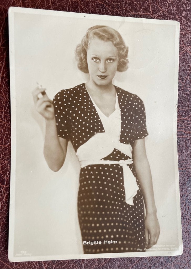 ansichtkaart / kaart van Brigitte Helm ., Verzamelen, Verzenden, 1940 tot 1960, Sterren en Beroemdheden