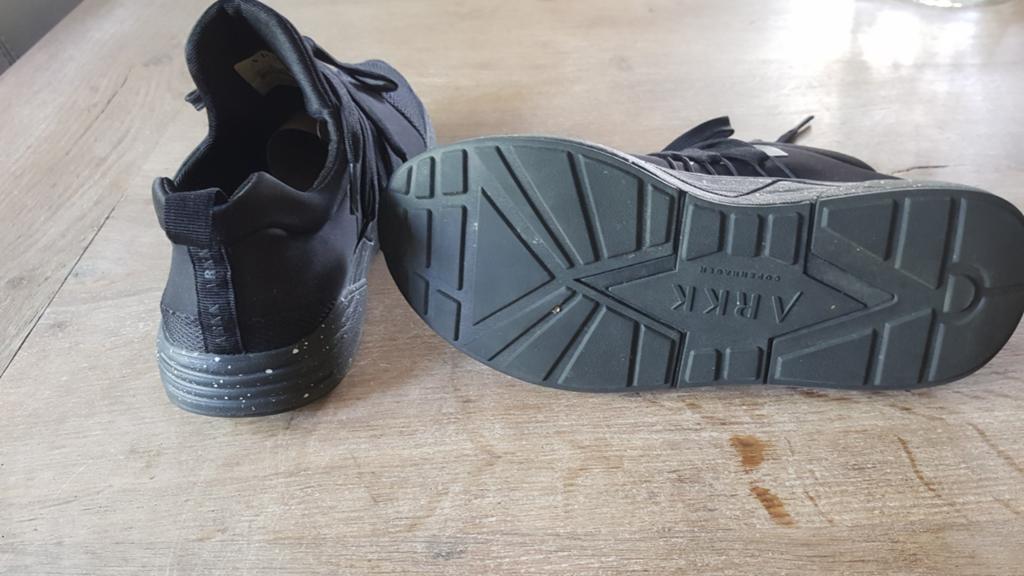 Gaaf *_* zwarte ARKK Copenhagen Raven Sneakers mt. 37, Zwart, Ophalen of Verzenden, Sneakers of Gympen, ARKK