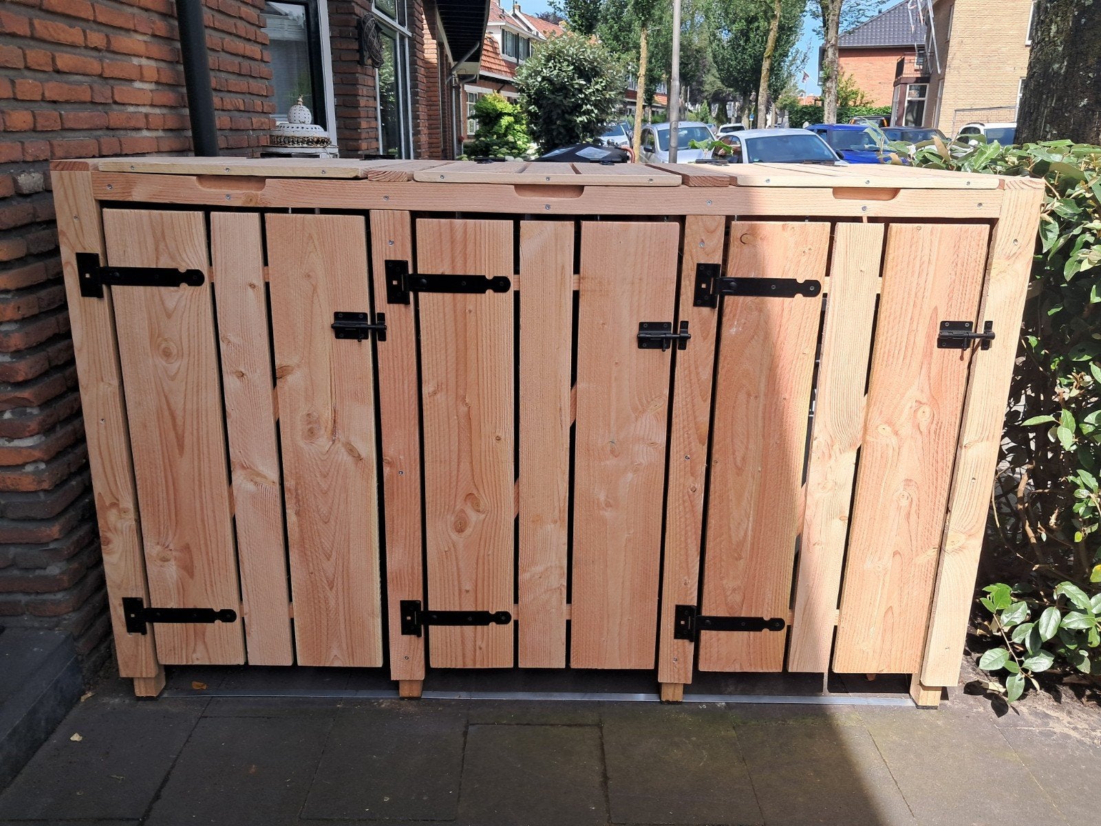kliko ombouw container ombouw douglas hout *GRATIS MONTAGE*, Ophalen of Verzenden, Nieuw