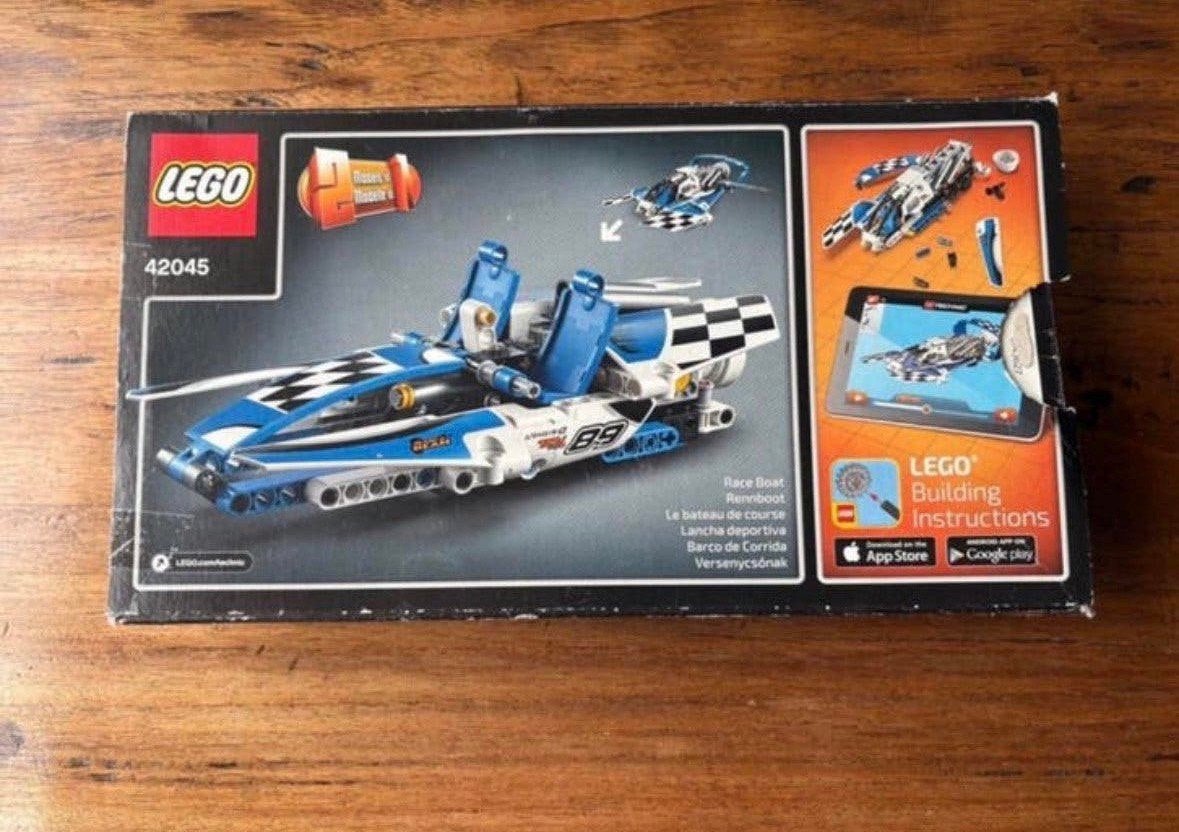 Lego Technic 42045  complete set met werkbeschrijving, Inclusief instructies, Lego, Ophalen of Verzenden, Zo goed als nieuw