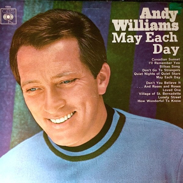 LP - Andy Williams ‎– May Each Day, Beschermende buitenhoes, Ophalen of Verzenden, Gebruikt, 12 inch