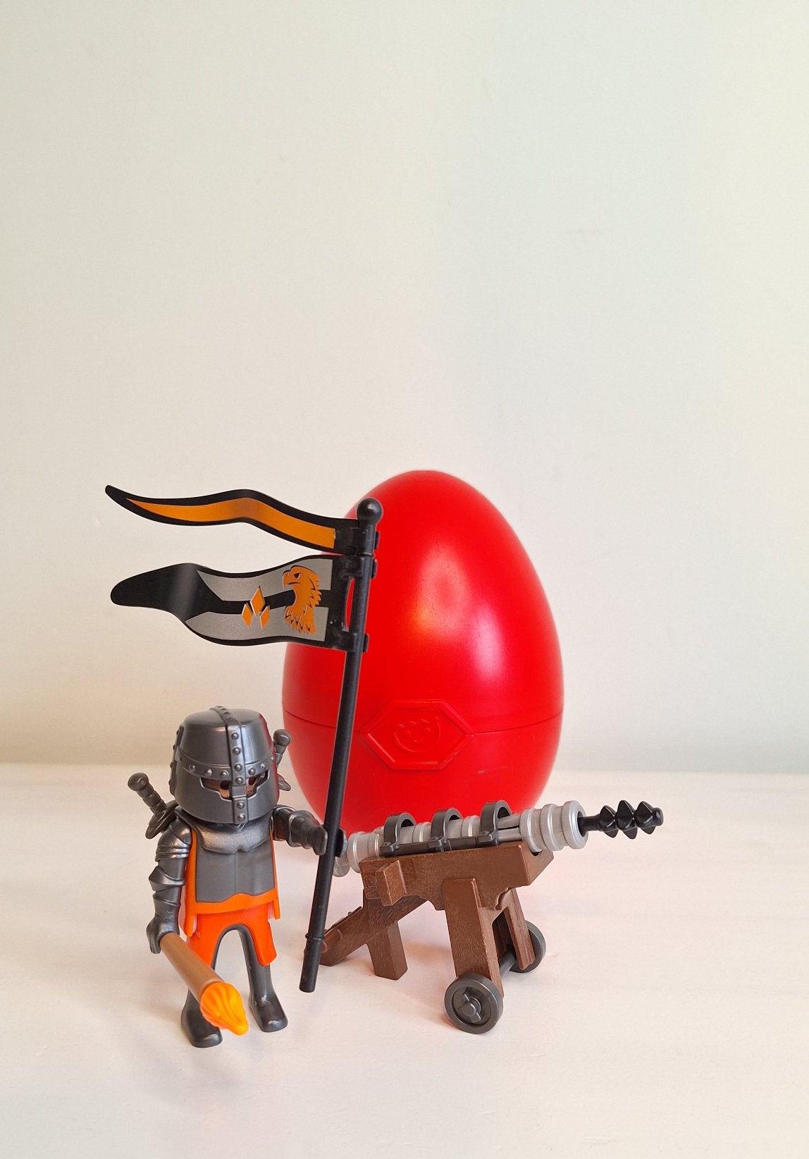 Playmobil ad19 Valkenridder Met Kanon, Ophalen of Verzenden, Zo goed als nieuw