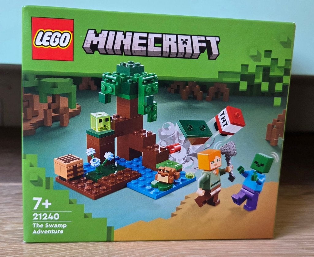 LEGO 21240 Minecraft Het Moerasavontuur, Minecraft, Nieuw, Ophalen of Verzenden, Complete set