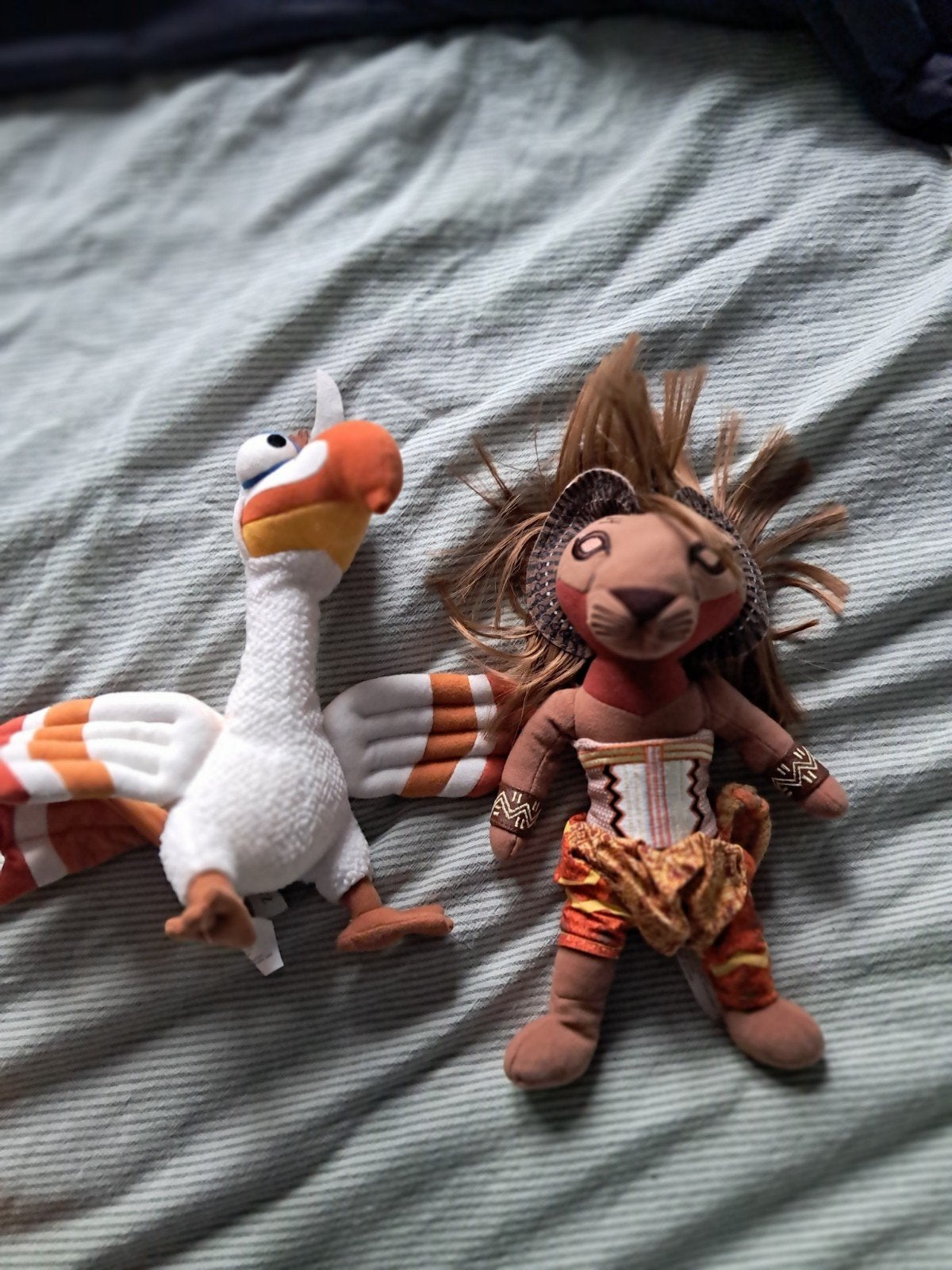 Unieke Disney Lion King Musical Knuffels - Simba & Zazu (Set, Verzamelen, Ophalen of Verzenden, Nieuw, Overige typen