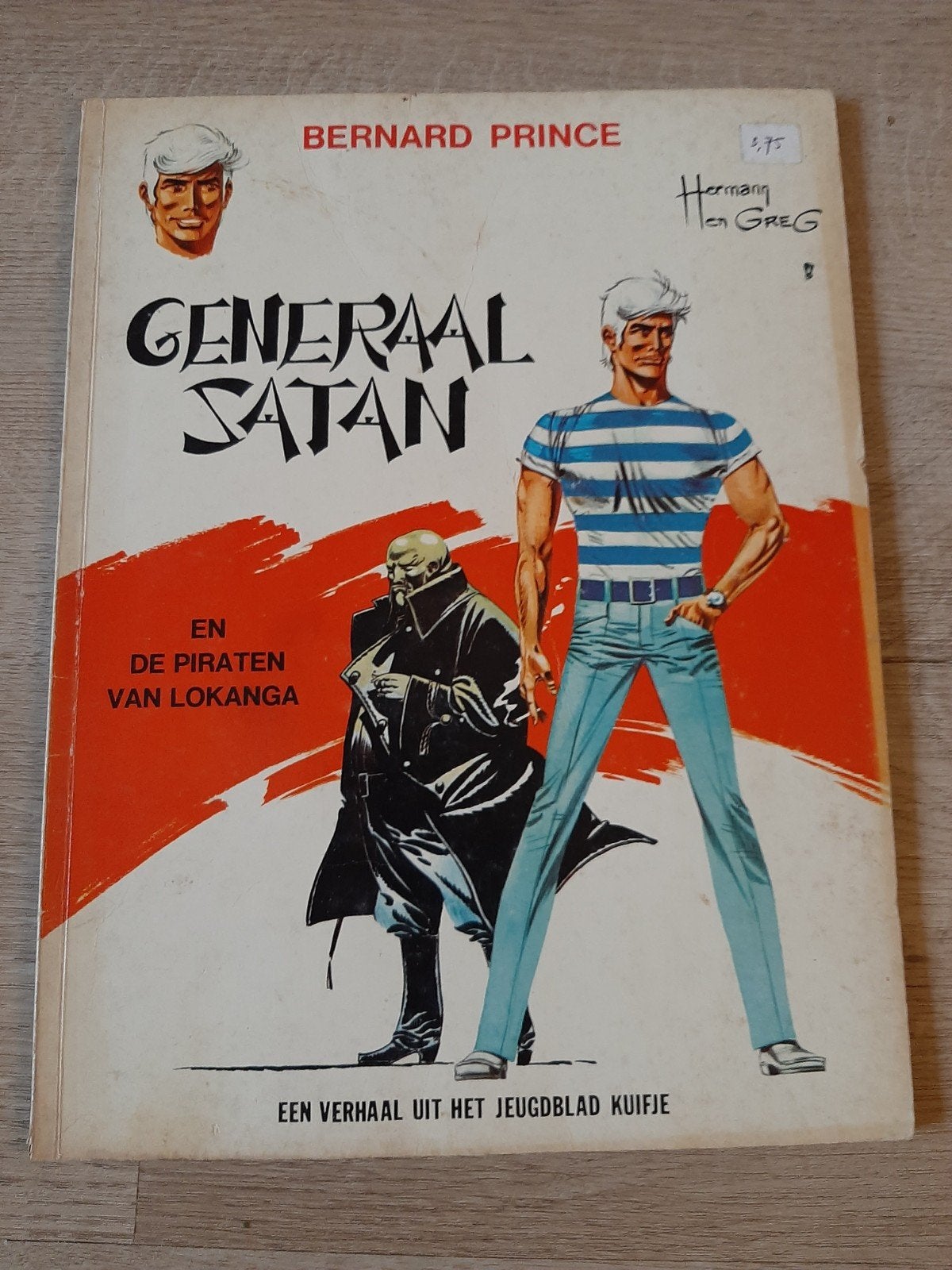 Bernard Prince: Generaal Satan (uit Jeugdblad Kuifje), Ophalen of Verzenden