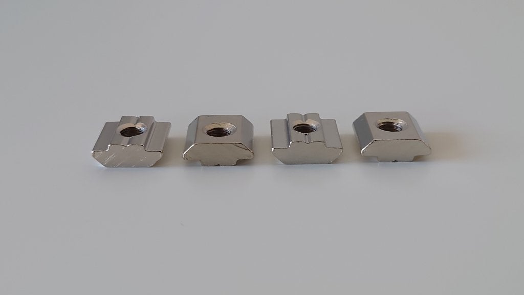 Set van 4 M6 T-moeren voor Fanatec CSL DD / GT DD PRO-basis, Verzenden, Nieuw