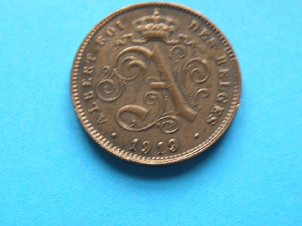 België 2 centimes 1919 Frans pr +, Verzenden, België, Losse munt