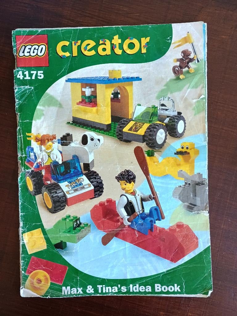 Lego creator Max en Tina 4175, Gebruikt, Lego, Ophalen of Verzenden, Inclusief minifiguren