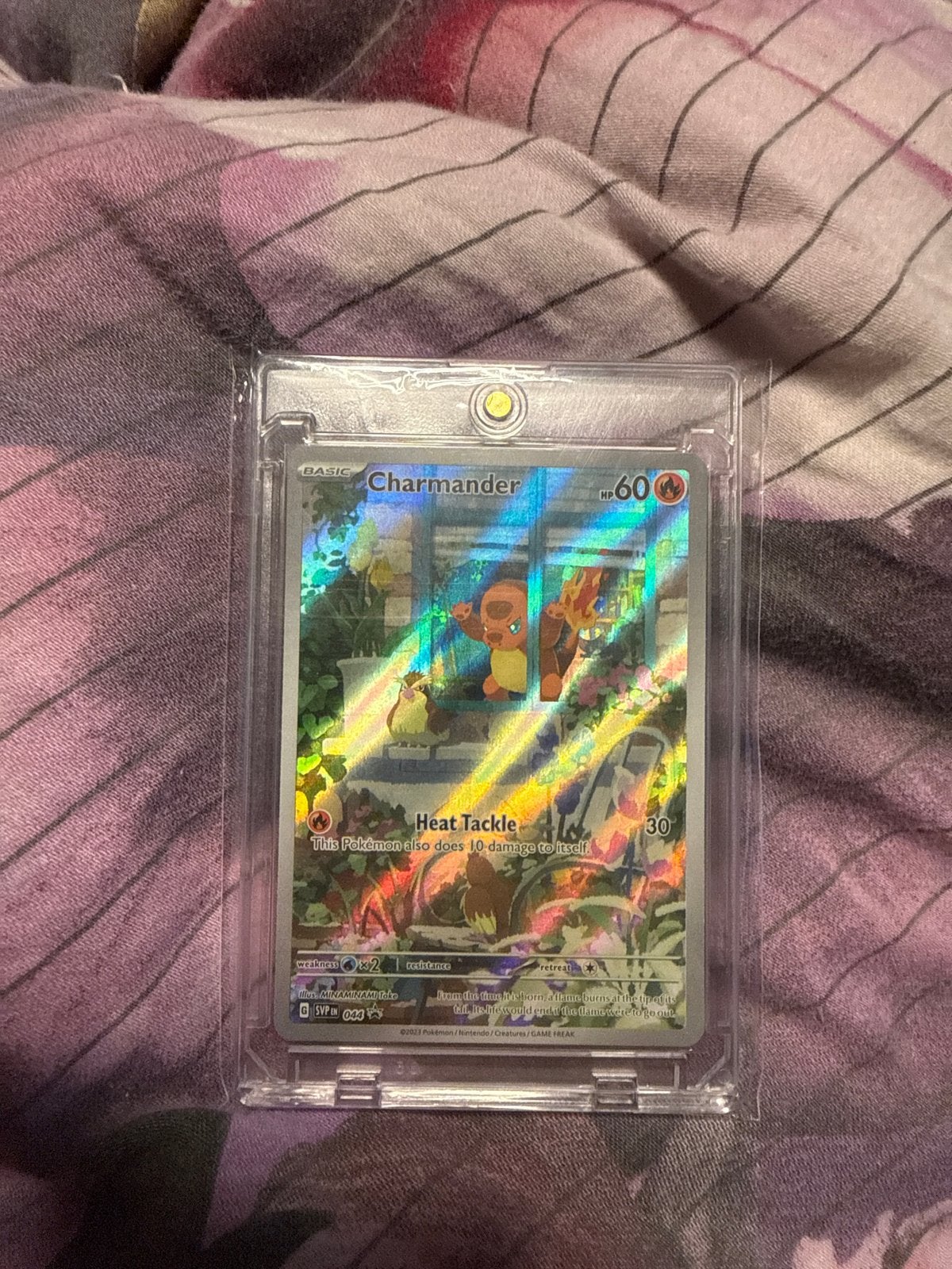 Pokémon Charmander SVPN 044/060 -, Ophalen of Verzenden, Zo goed als nieuw, Losse kaart, Foil