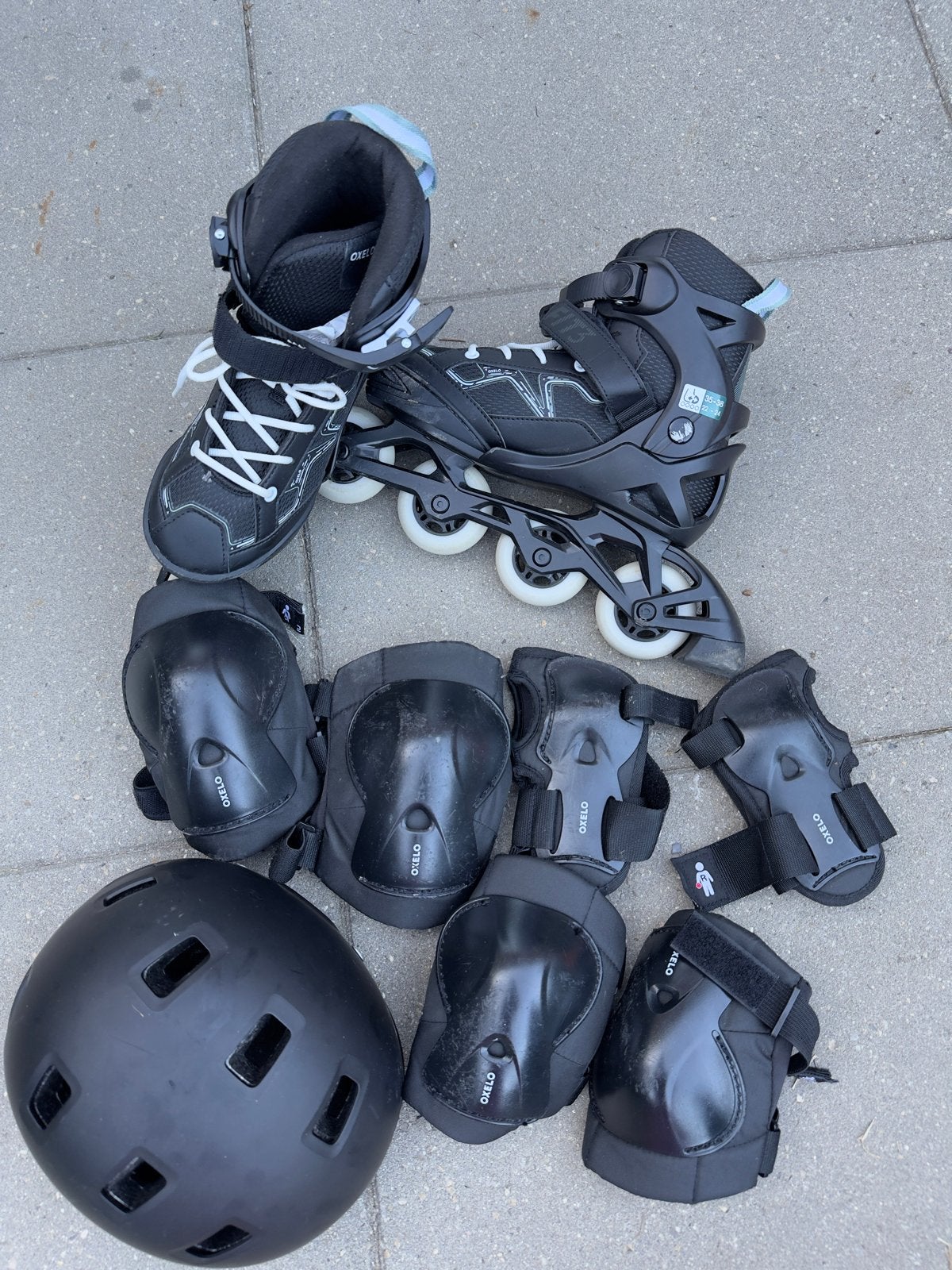 Skillers maat 35-38 met complete beschermset, Kinderen, Inline skates 4 wielen, Ophalen, Overige merken
