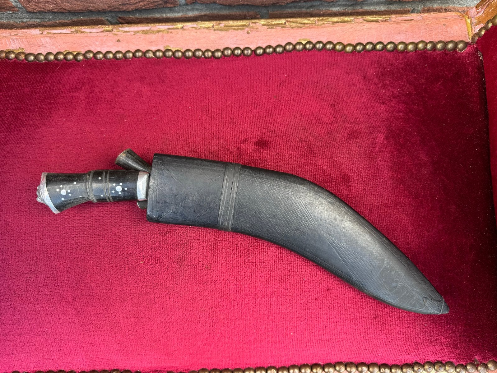 Kukri Gurkha dolk - Nepal/India - 40.5 cm, Ophalen of Verzenden, Overige soorten, Azië, Mes of Dolk