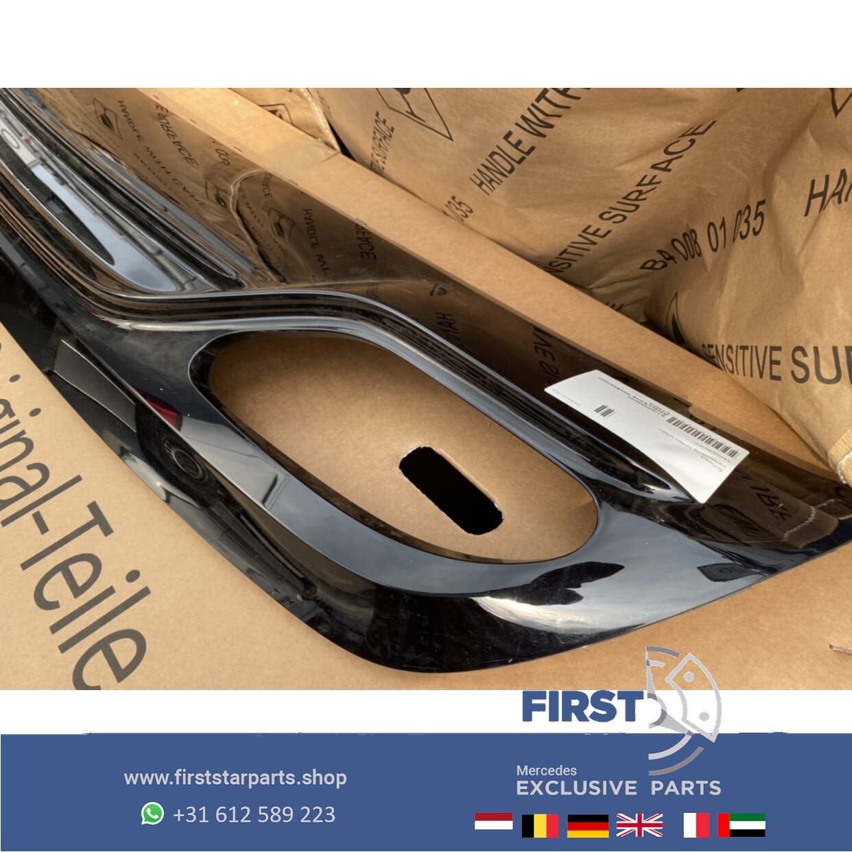 W176 A KLASSE Facelift AMG diffuser achterbumper origineel M, Gebruikt, -, Ophalen of Verzenden, -