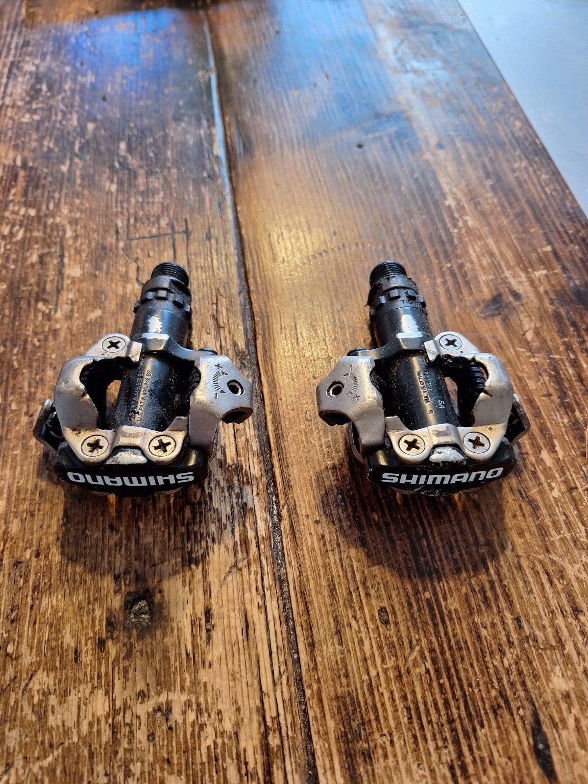 Shimano SPD M520 Pedalen - Duurzaam en Betrouwbaar, Fietsen en Brommers, Fietsonderdelen, Crankstel of Pedalen, Gebruikt, Ophalen of Verzenden