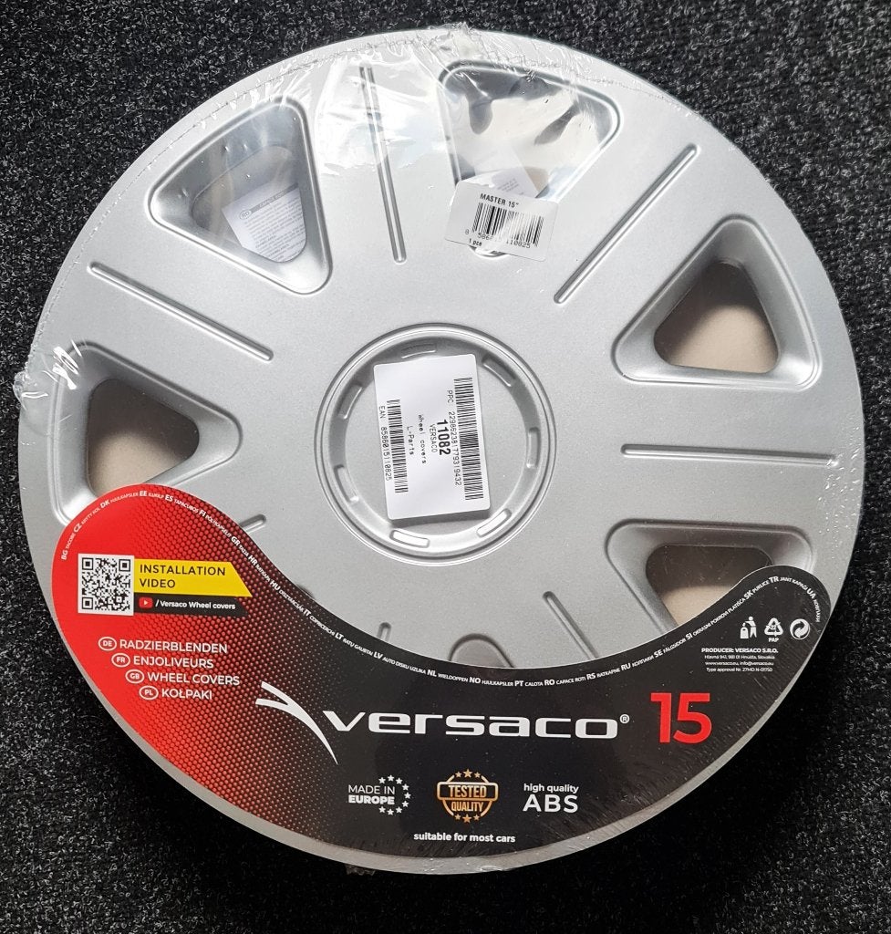 Wieldoppen 15" zilverkleur (2 stuks), Ophalen of Verzenden, Nieuw