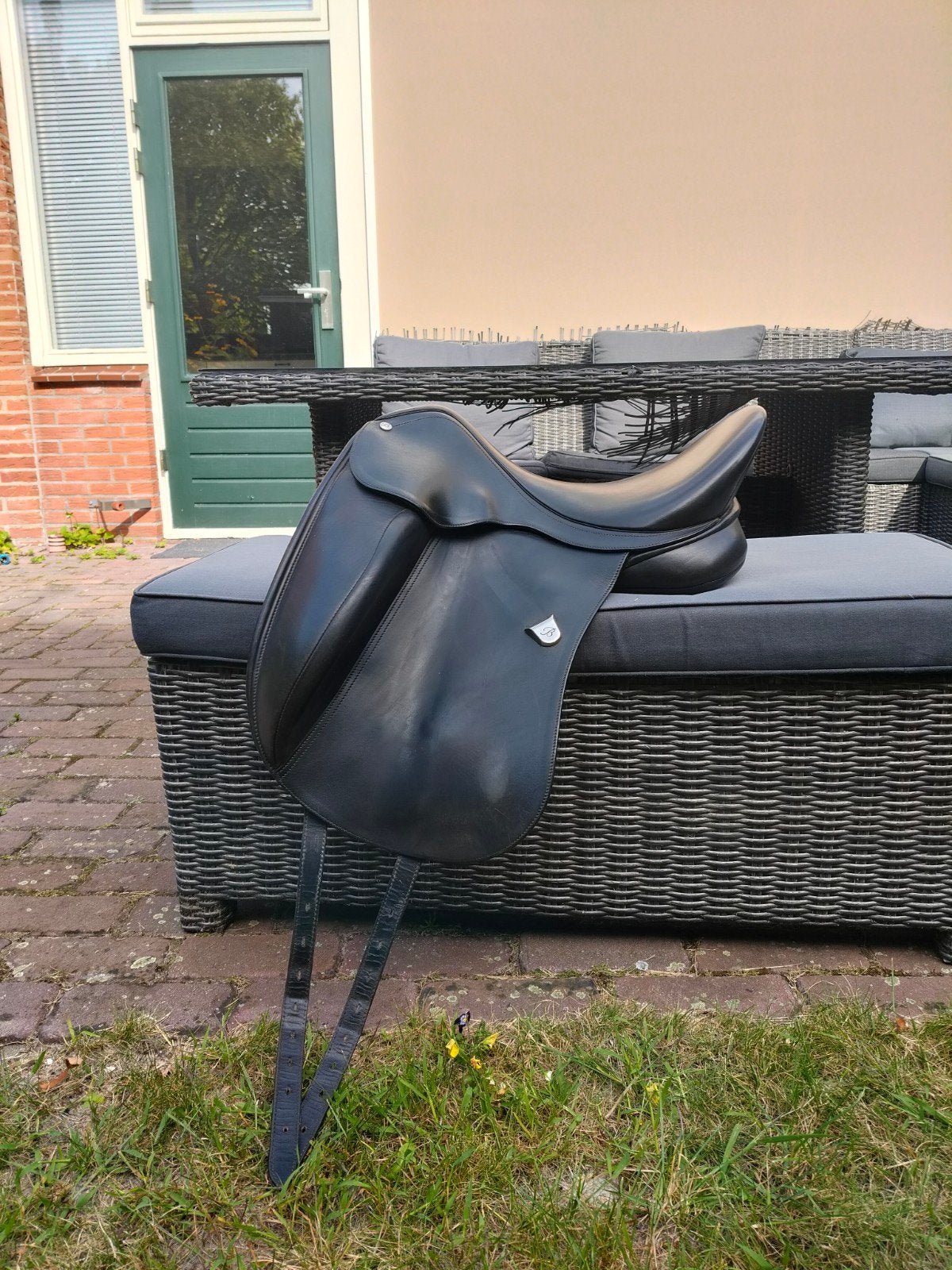 Bates dressuurzadel 17 inch, Ophalen of Verzenden, Dressuur