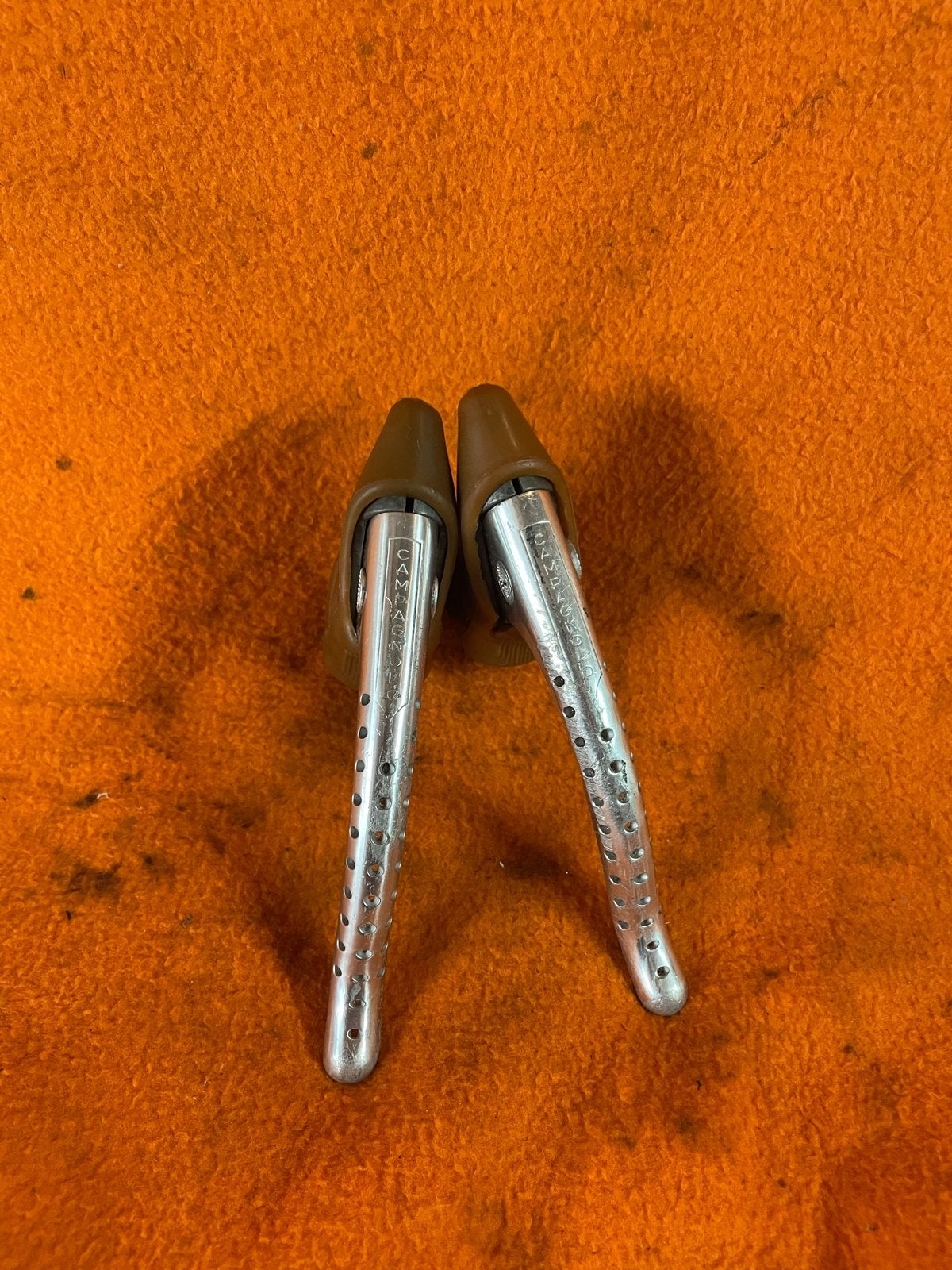 Campagnolo super record Remgrepen Racefiets Onderdelen, Remmen, Gebruikt, Verzenden, Aluminium