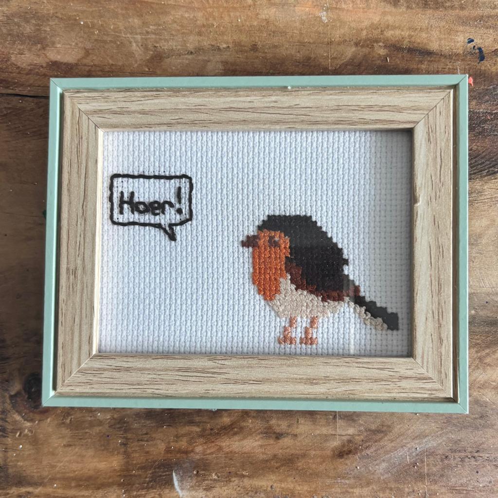 Schilderijtje met humoristische tekst - Origineel cadeau, Verzenden, Nieuw, Schilderij