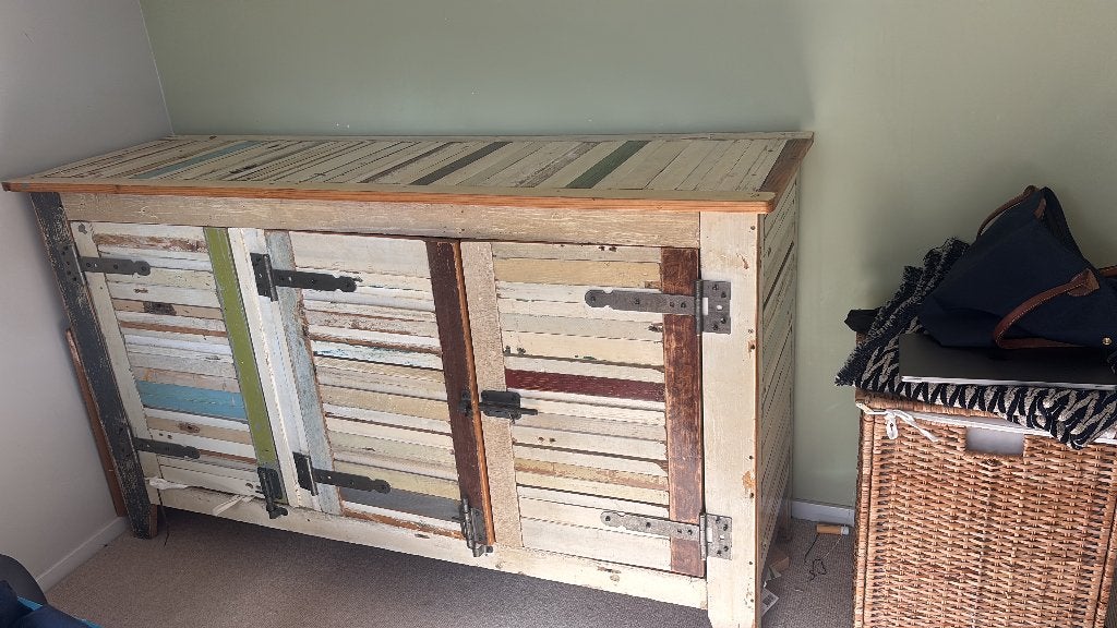 Dressoir sloophout, Ophalen, 150 tot 200 cm, Zo goed als nieuw, Overige houtsoorten