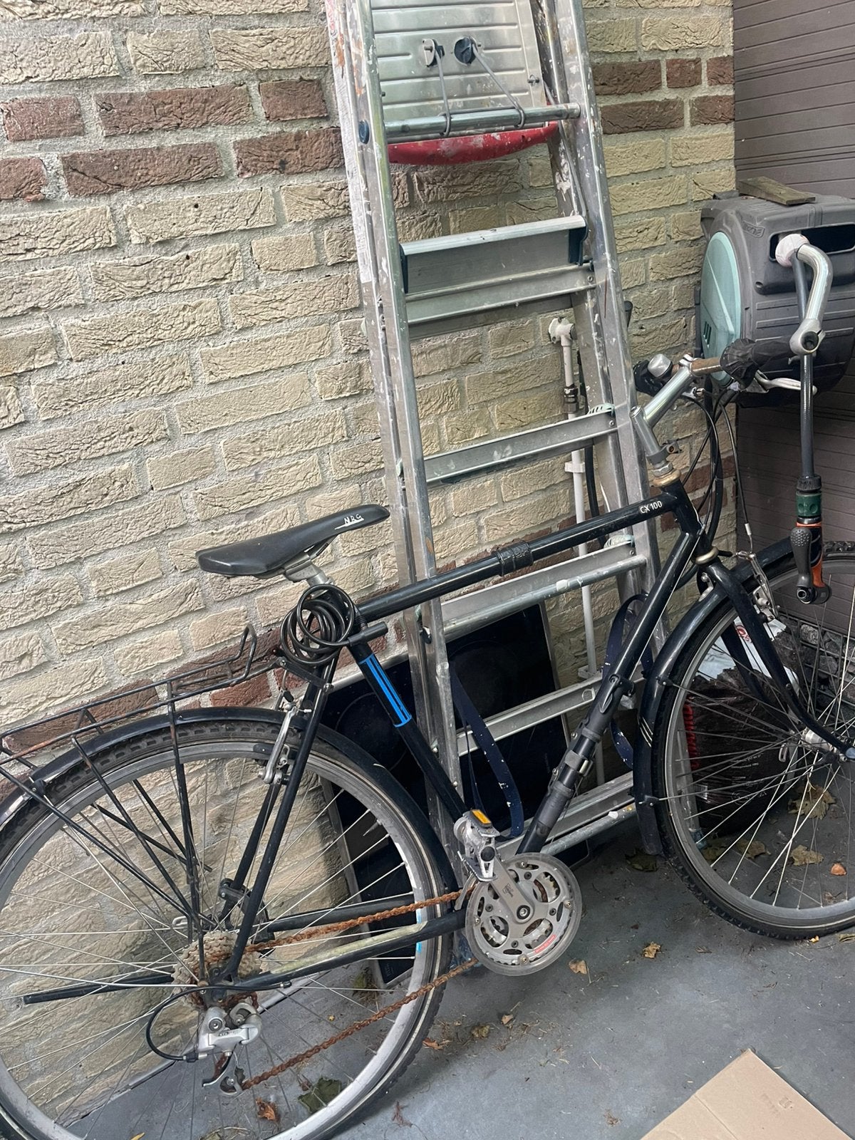 Heren fiets, Ophalen