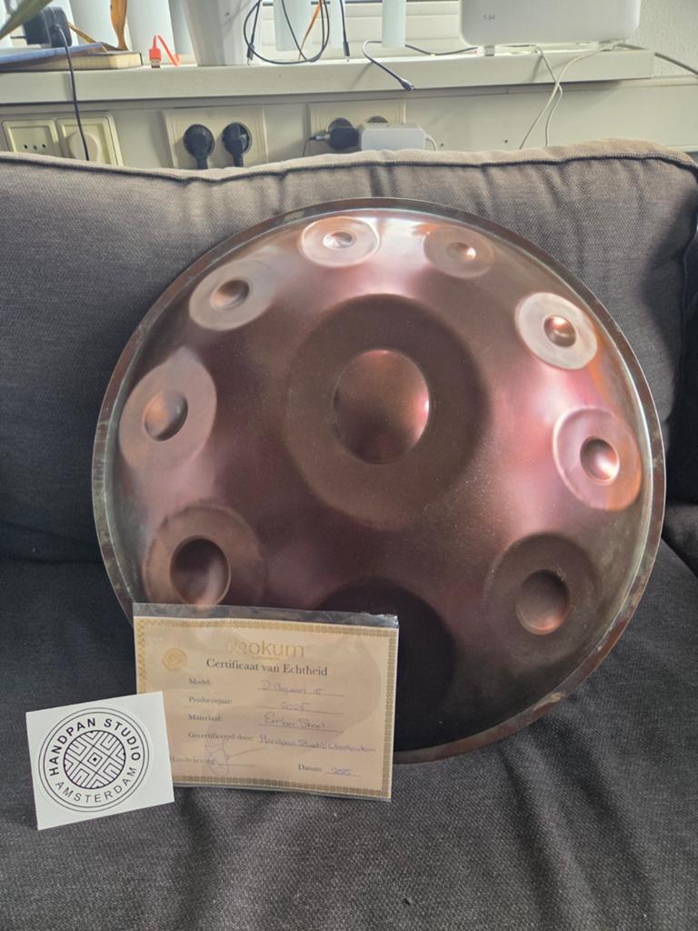 Mokum handpan D aegean 15., Ophalen