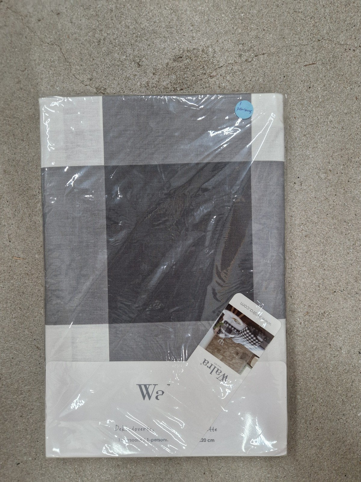 Walra Dekbedovertrek 1-persoons 140x200/220 cm met sloop, Overige merken, Wit, Nieuw, Ophalen of Verzenden
