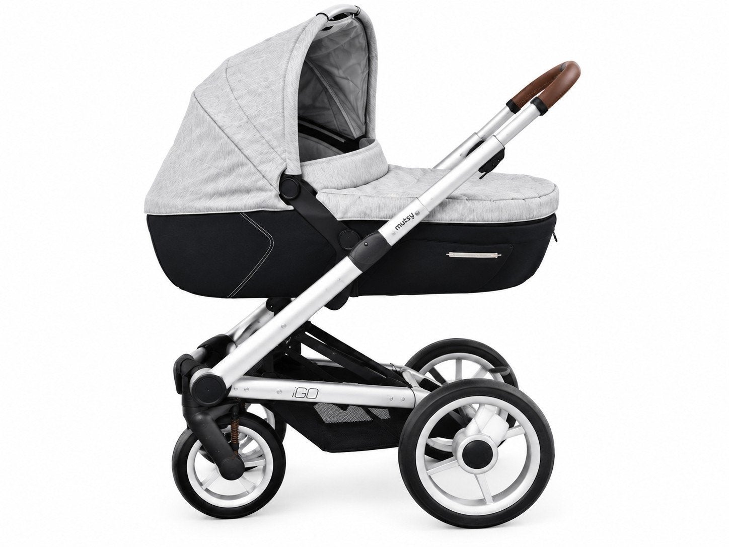 Mutsy Igo Kinderwagen/Combiwagen met Reiswieg en Accessoires, Ophalen, Gebruikt, Duowagen, Combiwagen