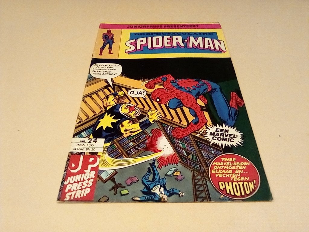 De Spectaculaire Spider-Man Juniorpress Strip (5 stuks), Boeken, Gelezen, Stan Lee, Ophalen of Verzenden, Meerdere stripboeken