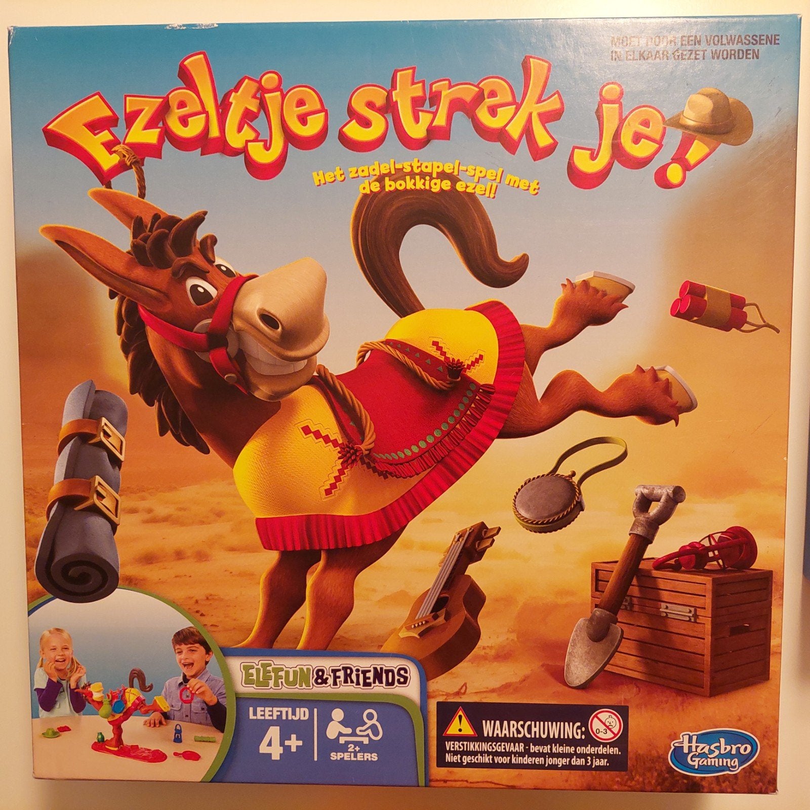 Ezeltje strek je! Hasbro Gaming - Leuk familiespel, Ophalen of Verzenden, Gebruikt, Jongen of Meisje