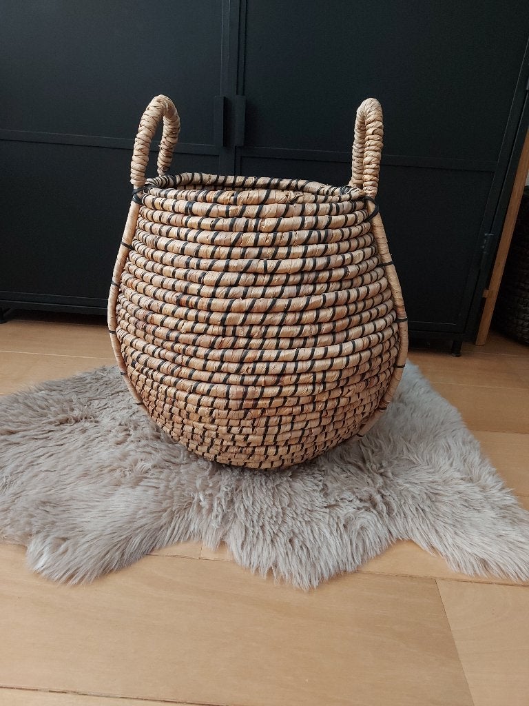 Grote opbergmand, Mand, Rond, Ophalen of Verzenden, Zo goed als nieuw