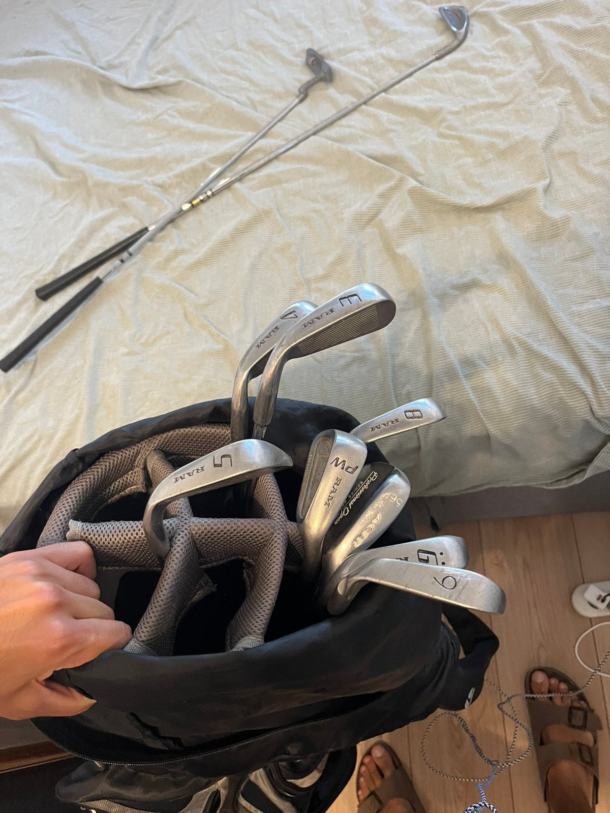 Gratis golfclubs + tas op te halen, Ophalen, Gebruikt, Tas