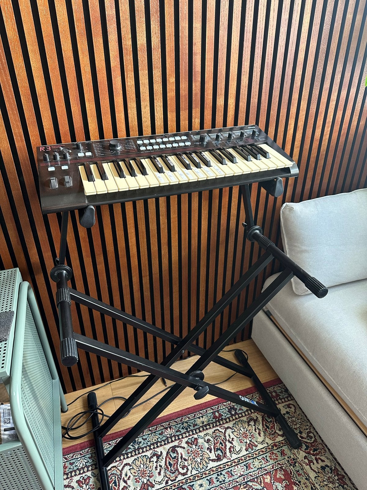 Foto 6 van Quiklok Keyboardstandaard - Zwart, Stevig en Verstelbaar
