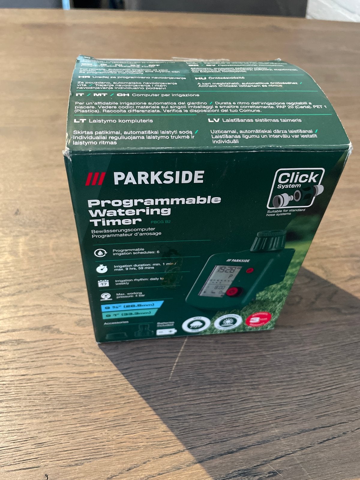 Parkside Programmeerbare Besproeiingstimer - Zo goed als nie, Tuin en Terras, Ophalen of Verzenden, Zo goed als nieuw, Overige typen