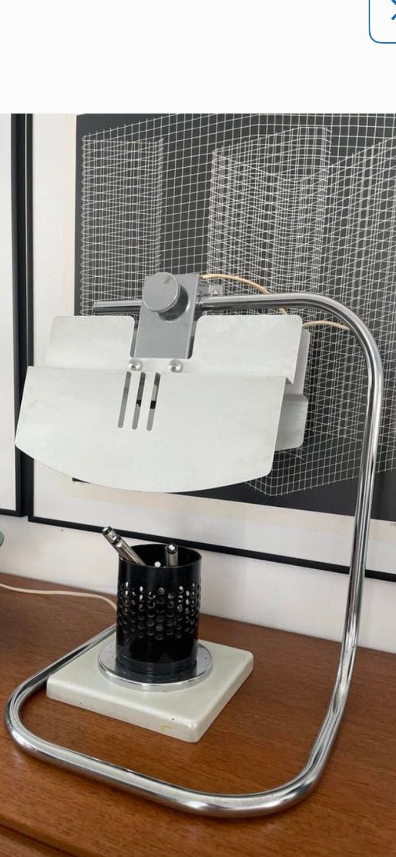 70’s Italian Desk Lamp, Ophalen of Verzenden